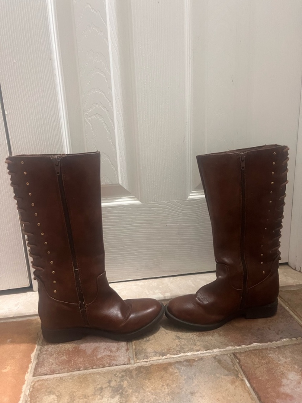Sugar brand knee-high riding boots
